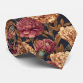 Cute Valentine Gifts For Him Carnation Floral ネクタイ (ロール)