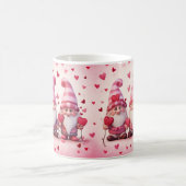 Cute Valentine Gnome Mug コーヒーマグカップ (中央)