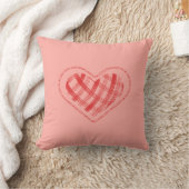 Cute Valentine Heart Pillow クッション (ブランケット)