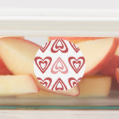 Cute Valentine Hearts – Love & Romance Design ラベル (貼付)