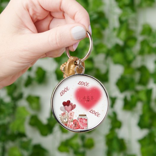 Cute Valentine Keychain キーホルダー (手)