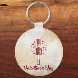Cute Valentine Nutcracker Heart Keychain キーホルダー