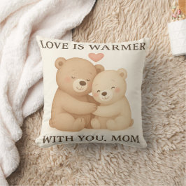 Cute Valentine’s Day Bear Pillow for Mom – Gift クッション