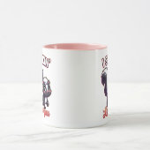 Cute Valentine Skunk – I Stinkin’ Love You マグカップ (中央)