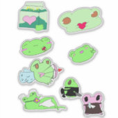 Cute valentine sticker pack シール (正面)