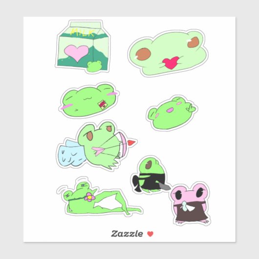 Cute valentine sticker pack シール (シート)