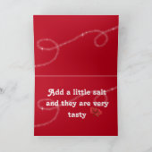 Cute Valentine's Day Card w/Basset Hound andバラ シーズンカード (内部)