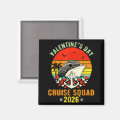 Cute Valentines Day Cruise 2026 Matching Cruise Fo マグネット (正面/裏面)