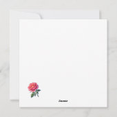 Cute Valentine's Day Cupid with "Be Mine" シーズンカード (裏面)