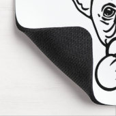 Cute Valentine's Day Frenchie French Bulldog Lover マウスパッド (コーナー)