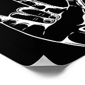 Cute Valentines Day I Love You Hand Sign Language ポスター (角)