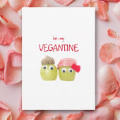 Cute Valentines Gift for Vegans - Funny Fruits  カード
