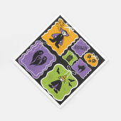 Cute Vampire Coquette Halloween スタンダードランチョンナプキン (角)