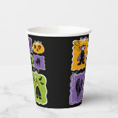 Cute Vampire Coquette Halloween 紙コップ (左)