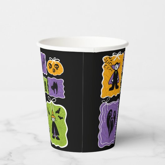 Cute Vampire Coquette Halloween 紙コップ (右)