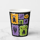 Cute Vampire Coquette Halloween 紙コップ (正面)