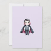 Cute Vampire Halloween Birthday Invitation 招待状 (裏面)
