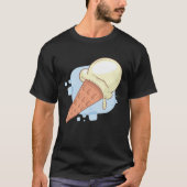 Cute Vanilla Ice Cream Tシャツ (正面)