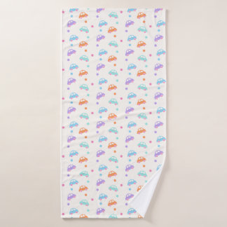 Cute Vehicle Seamless Design バスタオル
