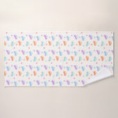 Cute Vehicle Seamless Design バスタオル (バスタオル)