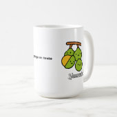 Cute Venezuelan Fruits • Mamones Kawii コーヒーマグカップ (正面右)