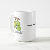 Cute Venezuelan Fruits • Mamones Kawii コーヒーマグカップ (正面左)