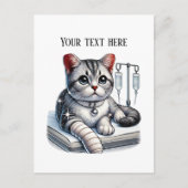 Cute Veterinarian Office customizable  ポストカード (正面)