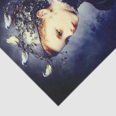  Cute Victorian Girl, Ivy & Birds FF6L Decoupage 薄葉紙 (詳細)