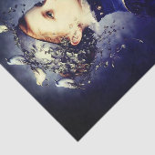  Cute Victorian Girl, Ivy & Birds FF6R Decoupage 薄葉紙 (詳細)