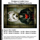 Cute Victorian Westie Dog, Red Heart ES9 Decoupage 薄葉紙