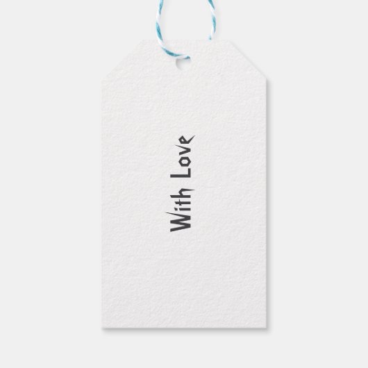 Cute Viking warrior kids ギフトタグ (裏面)