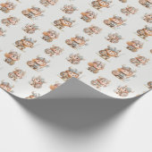 Cute Viking warriors kids ラッピングペーパー (角)