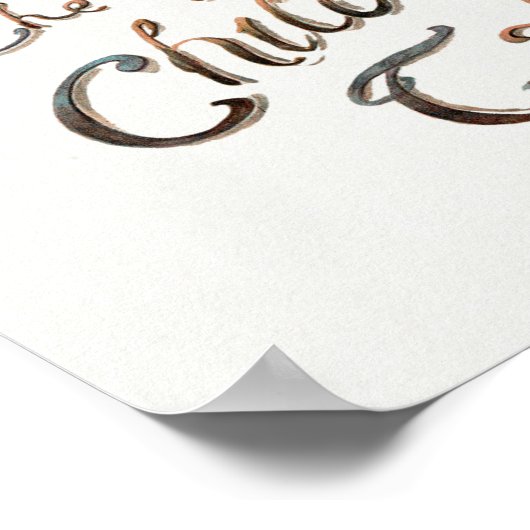 Cute Vintage Cats ポスター (角)