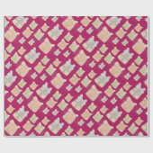 Cute Vintage Christmas Gifts Hand-painted ラッピングペーパー (フラット)