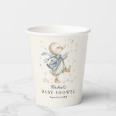 Cute Vintage Duck Storybook Baby Shower  紙コップ (裏面)