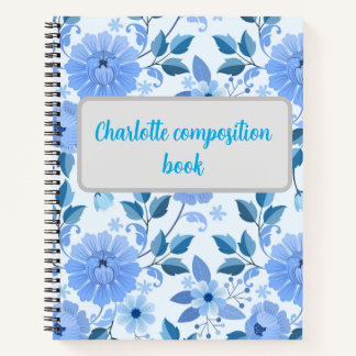 Cute vintage floral notebook  ノートブック