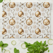 Cute Vintage Inspired Christmas Kitchen Towel キッチンタオル (折り畳み)