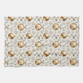 Cute Vintage Inspired Christmas Kitchen Towel キッチンタオル (横)
