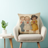 Cute Vintage Kids クッション (椅子)