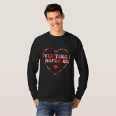 Cute Visiting Professor Valentines Day Heart Tシャツ (正面フル)