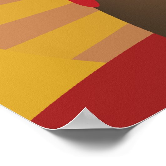 Cute Volcano ポスター (角)