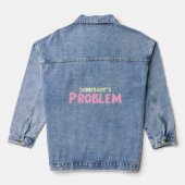 Cute Wallen Merch Somebody's Problem Equipment 202 デニムジャケット (裏面)