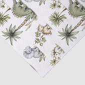 Cute Watercolor Baby Dinosaurs 薄葉紙 (詳細)