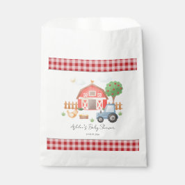 Cute Watercolor Barn Farm Animals Baby Shower  フェイバーバッグ