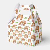 Cute Watercolor Beagle Dog フェイバーボックス (裏面サイド)