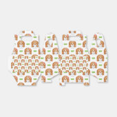 Cute Watercolor Beagle Dog フェイバーボックス (折り畳みなし)