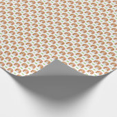 Cute Watercolor Beagle Dog  ラッピングペーパー (角)