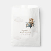 Cute Watercolor Bear Baby Shower party フェイバーバッグ (正面)