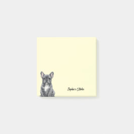 Cute Watercolor Bulldog Trendy Custom ポストイット