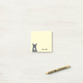 Cute Watercolor Bulldog Trendy Custom ポストイット (デスク上)